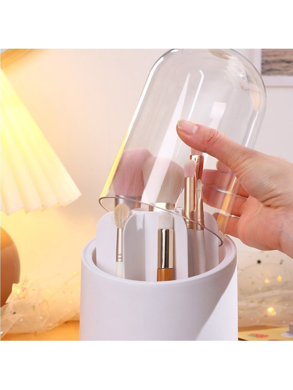 Makeup Brush Organizer 360 degree rotation - Picture 5 of 5